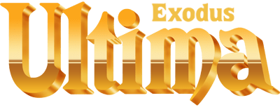 Ultima Exodus logo for NES